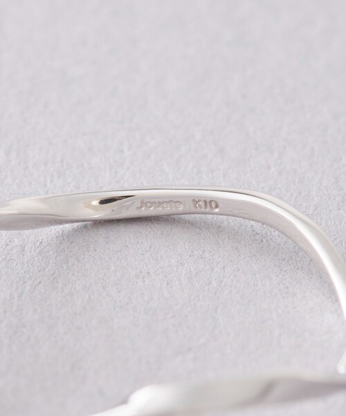 jouete レイヤーリング　K10WG １０金　９号　K10 指輪 レイヤー] K10WG リング ブレイズ（031355） ｜ women（ウィメンズ
