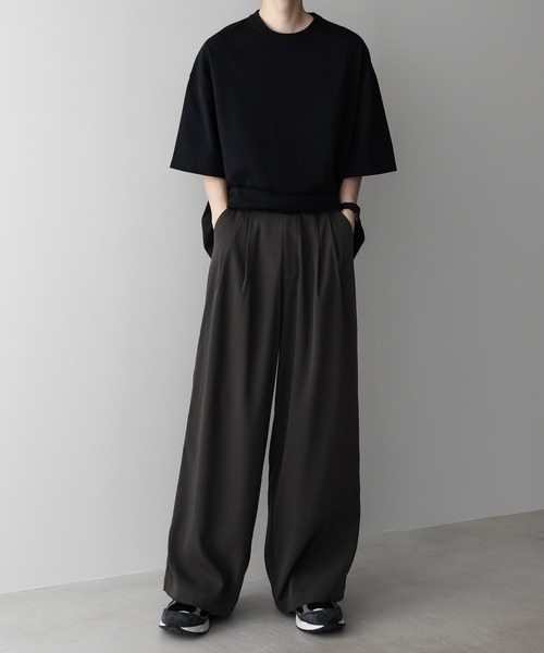 remer パンツ loose UNKNOWN out tuck drape wide PT / ルーズ