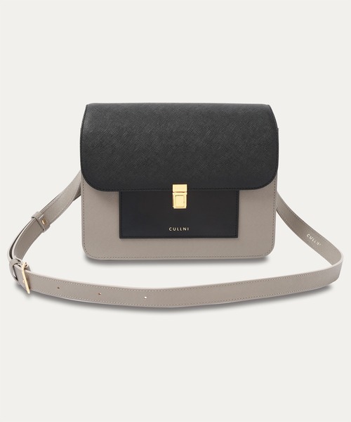 CULLNI（クルニ） ショルダーバッグ Leather Flap Shoulder Bag メンズ