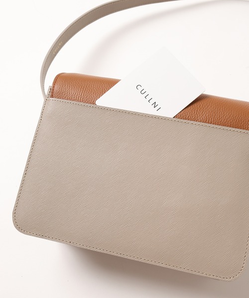 CULLNI（クルニ） ショルダーバッグ Leather Flap Shoulder Bag メンズ