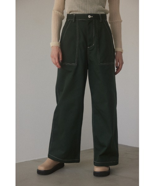 BLACK BY MOUSSY カーゴパンツ stitch pants(ステッチパンツ