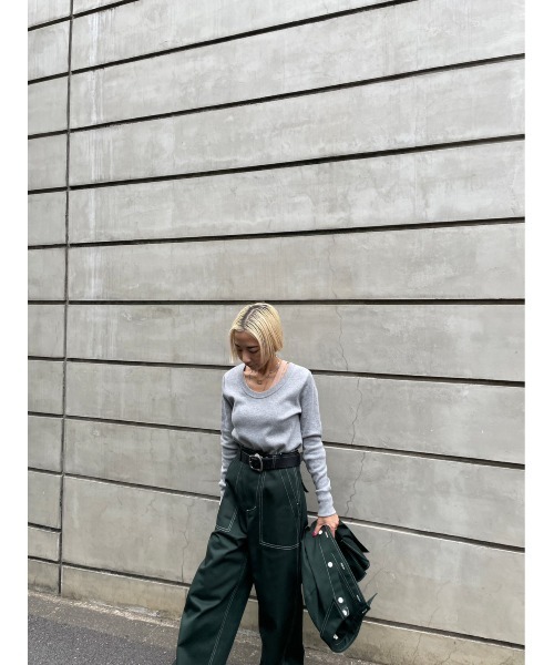 BLACK BY MOUSSY カーゴパンツ stitch pants(ステッチパンツ