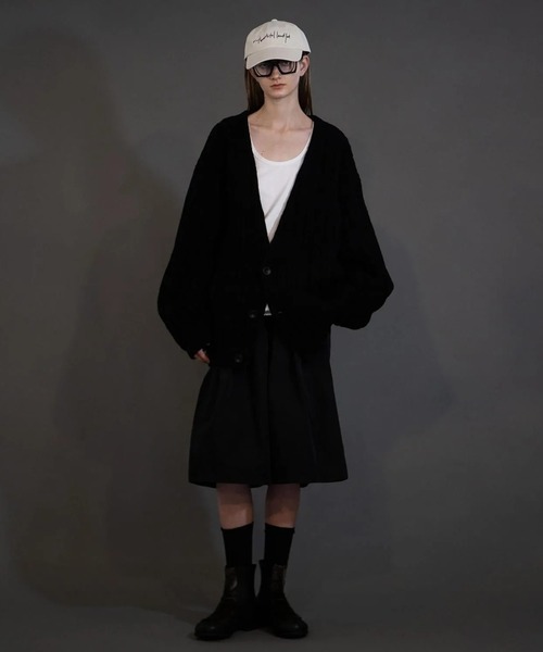 【 mybeautifullandlet】VOLUME CARDIGAN my beautiful landlet（マイビューティフルランドレット