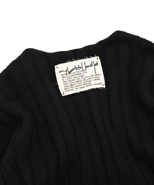 【 mybeautifullandlet】VOLUME CARDIGAN my beautiful landlet（マイビューティフルランドレット