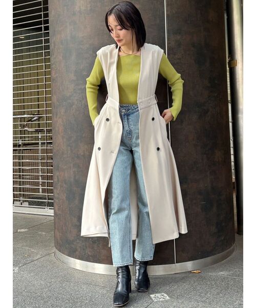 LAGUNAMOON ジーンズ デニム デニムパンツ ウエストアシンメトリー  