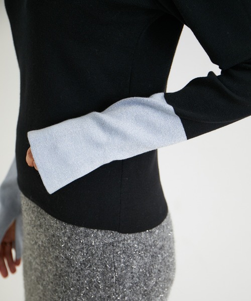 LE CERCLE par rope' ニット セーター 「再入荷」バイカラー