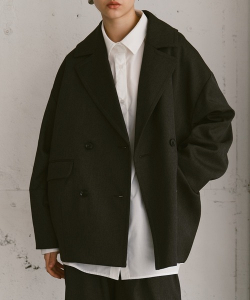 【新品】コクーンテーラードジャケット / ハッピージョン ジャケット テーラードジャケット cocoon tailored jacket