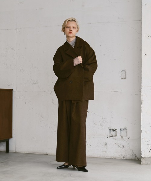 ジャケット・アウター WOOL COCOON TAILORED JACKET CLANE（クラネ）の「WOOL COCOON TAILORED JACKET（テーラード