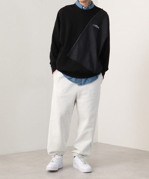 Dream❣️ RE730 トレーナー スウェット デニム配色トレーナー メンズ レディース