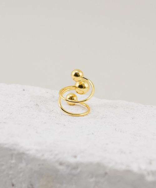 styiro（スタイロ） 指輪 リング ニッケルフリー メタルボールデザイン