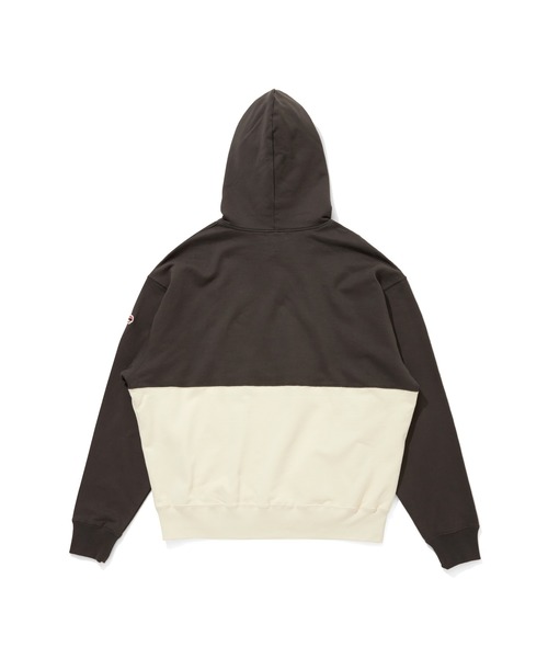 icecream パーカー ICECREAM パーカー EMBROIDERED LOGO SWITCHING COTTON HOODIE
