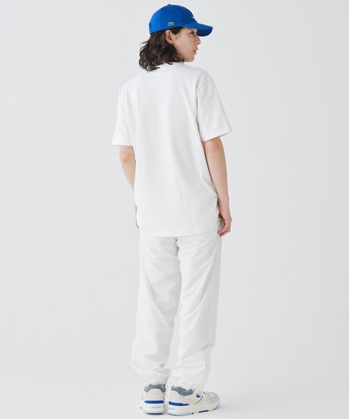 LACOSTE tシャツ 鹿の子地ポケット半袖Tシャツ メンズ