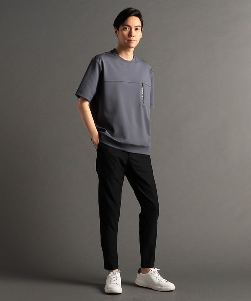 ムッシュニコル（MONSIEUR NICOLE）/カルゼニット 半袖Tシャツ MONSIEUR NICOLE（ムッシュニコル） tシャツ カルゼニット 半袖Tシャツ