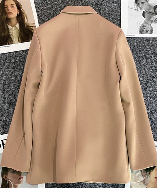 BLANC FICELLE ジャケット テーラードジャケット ダブル テーラード