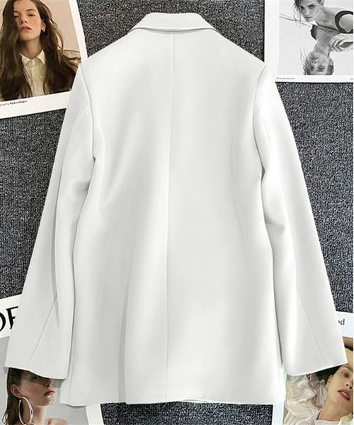 BLANC FICELLE ジャケット テーラードジャケット ダブル テーラード