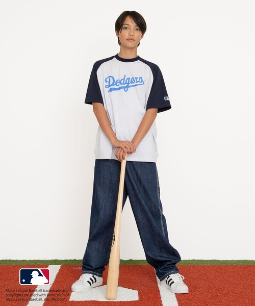 mlb tシャツ キッズ ラグラン（子ども用Tシャツ）｜子ども服