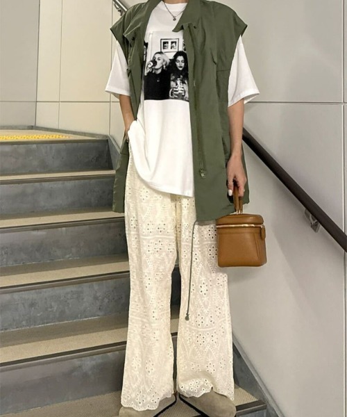 I-SOOK（アイスー） パンツ レースシアーパンツ(chiica select