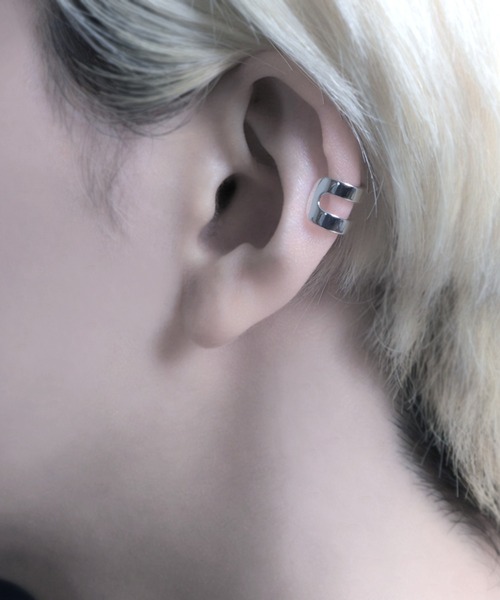 YArKA イヤーカフ 「YArKA/ヤーカ」two line flat bar ear cuff