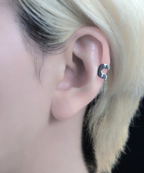 YArKA イヤーカフ 「YArKA/ヤーカ」two line flat bar ear cuff