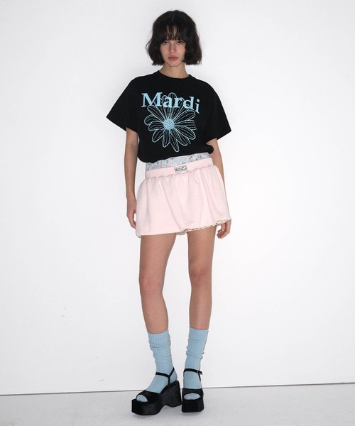 Mardi Mercredi 花柄プリント Tシャツ ショートパンツ セット MardiMercredi 花柄 Tシャツ ショートパンツ セット - メルカリ
