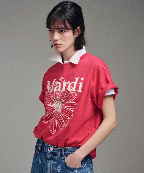 Mardi Mercredi tシャツ TSHIRT FLOWERMARDI レディース メンズ