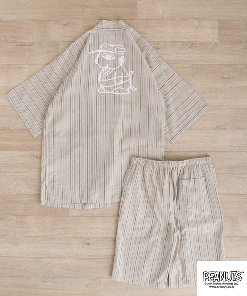 PEANUTS 甚平 浴衣 楊柳 甚平 メンズ : ZOZOTOWN Yahoo!店 - 通販