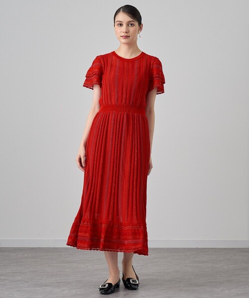 新品ANAYIのレースワンピース ドレープツイスト ワンピース|ANAYI OFFICIAL ONLINE STORE