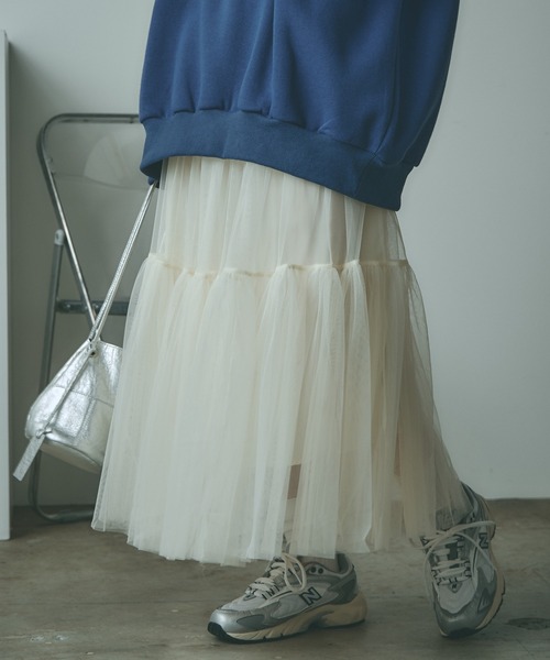 AO2 スカート Tiered tulle skirt / ティアードチュールスカート 