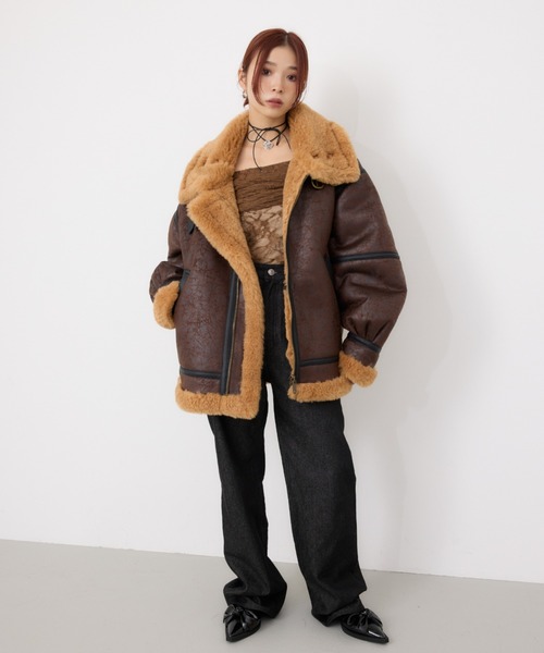 SLY ブルゾン アウター VINTAGE FAUX SHEARLING JK ヴィンテージ