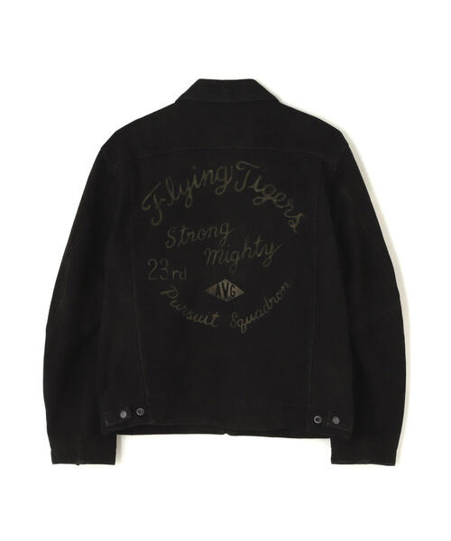 AVIREX 革ジャン ライダース AGED SUEDE SOUVENIR JACKET