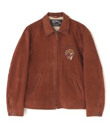 革ジャン ライダース AGED SUEDE SOUVENIR JACKET / エイジド スウェード スーベニアジャケット / AVIREX / アヴ｜ZOZOTOWN Yahoo!店