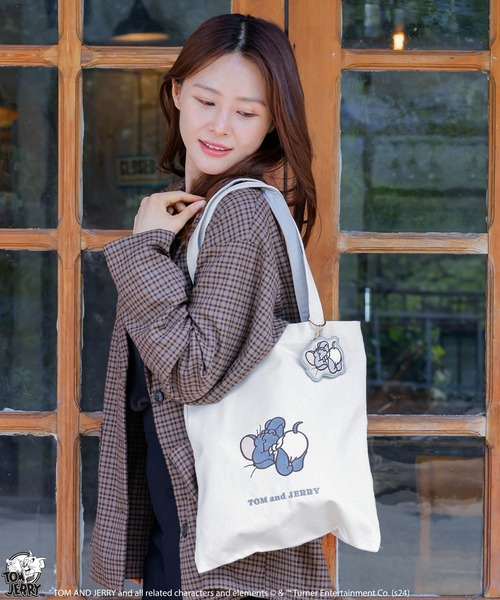 トートバッグ 「公式」TOM and JERRY タフィーおむつ カラバリトート