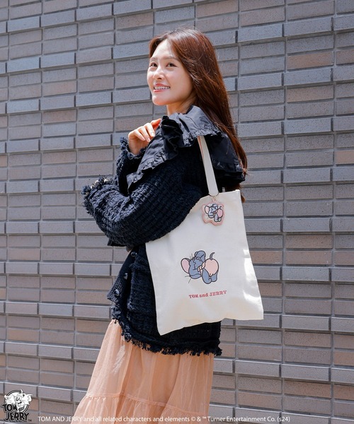 トートバッグ 「公式」TOM and JERRY タフィーおむつ カラバリトート
