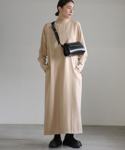 select MOCA（セレクトモカ） ワンピース ピーチスキンプチハイネック