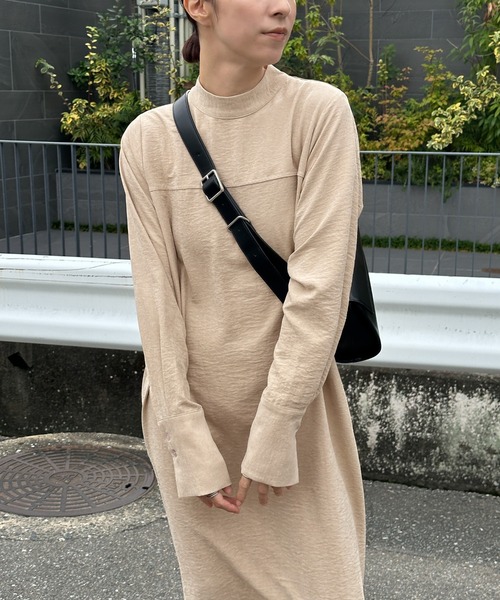 select MOCA（セレクトモカ） ワンピース ピーチスキンプチハイネック