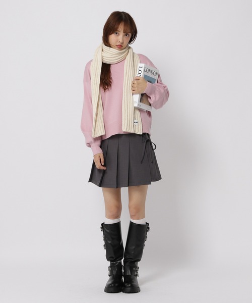 ALAND マフラー ストール 「UNISEX」ALAND／ニットリブマフラ