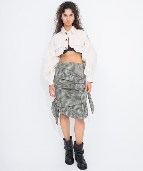 leinwande（ラインヴァンド） ブルゾン アウター Short Shirts Jacket