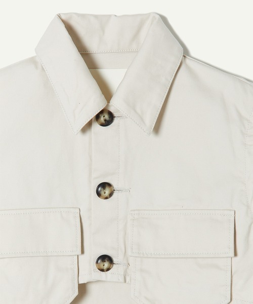 leinwande（ラインヴァンド） ブルゾン アウター Short Shirts Jacket
