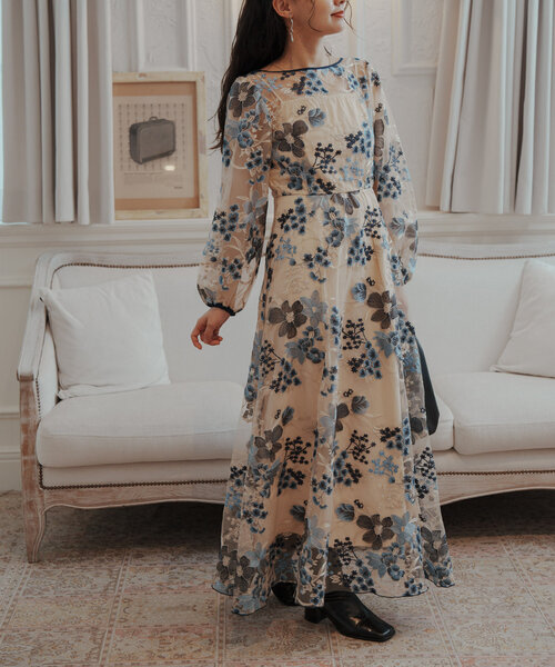 Kastane オケージョンドレス オケージョンドレス/結婚式】Jacquard design dress | Kastane