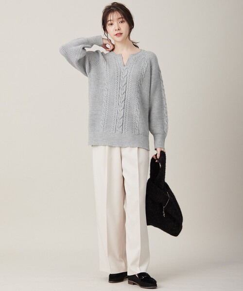 ANY SIS（エニィスィス） ニット セーター 「洗える」キーネック