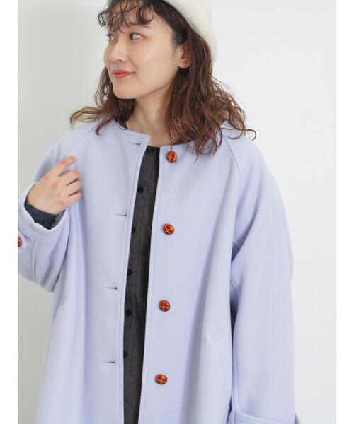 Samansa Mos2（サマンサモスモス） コート アウター ウーリーライク