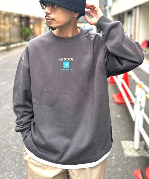 KANGOL トレーナー スウェット 「KANGOL」フェイクレイヤード