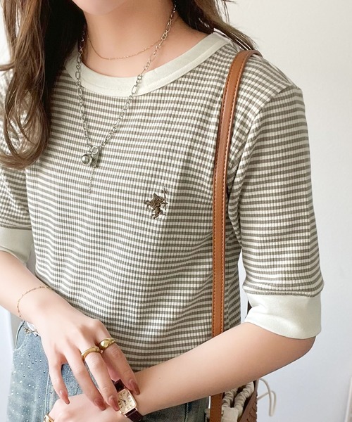 classicalelf tシャツ 大人可愛いの新定番。袖リンガーボート
