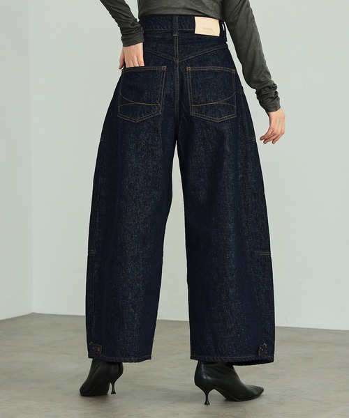 デニム・ジーパン IONSEOUL Denim one-tuck balloon pants JH003 L IONSEOUL(アイオンソウル) デニム・ジーパン(メンズ) - 海外