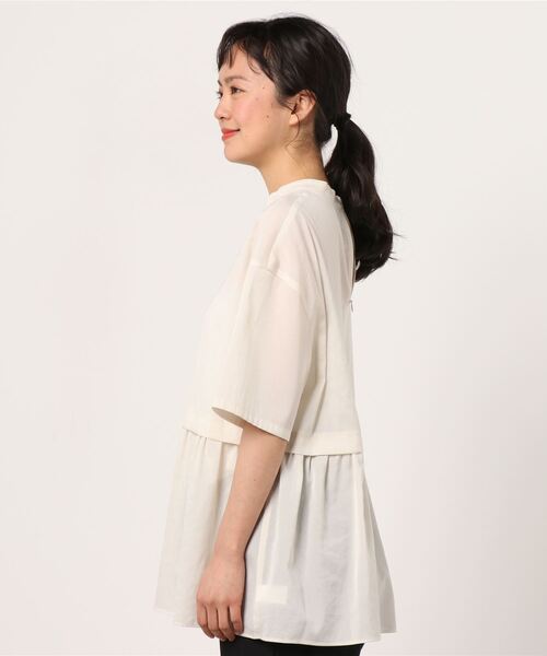 「UNITED ARROWS」 半袖ブラウス FREE ライトグレー レディース UNITED ARROWS 「UNITED ARROWS」 半袖ブラウス FREE ライト