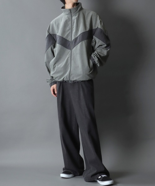 SITRY（シトリー） ナイロンジャケット V Line Color Switching