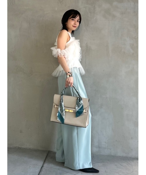 FRAY I.D tシャツ チュールコンビ2wayトップス レディース
