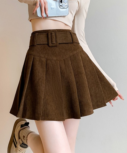 Lace Ladies（レースレディース） スカート ハイウエスト ベルト付き