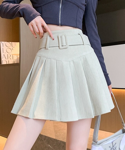 Lace Ladies（レースレディース） スカート ハイウエスト ベルト付き