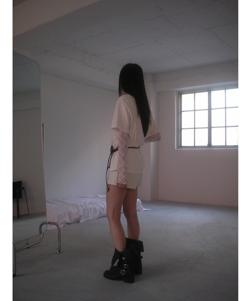 Didot.showroom ブーツ 「DIDOT.」バイカーミドルブーツ レディース